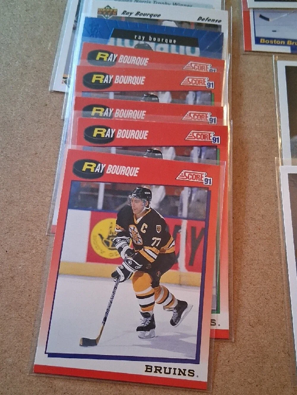 Ray Bourque Hockey Card Collection - Boston Bruins - Black & Gold - Picture 5 of 14